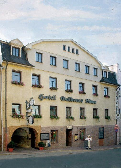 Hotel Goldener Löwe Zeulenroda-Triebes Exteriör bild