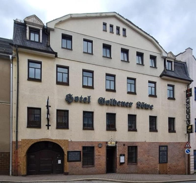 Hotel Goldener Löwe Zeulenroda-Triebes Exteriör bild